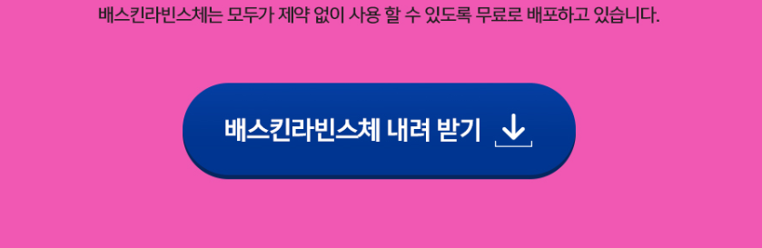 베스킨라빈스체 글꼴 다운받기 링크