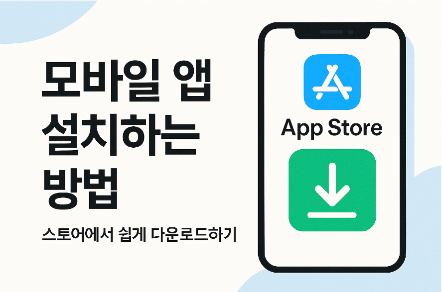 모바일 앱 설치하는 방법 - 스토어에서 쉽게 다운로드하기