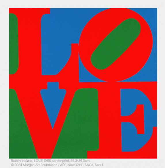 로버트 인디애나 LOVE, 1966