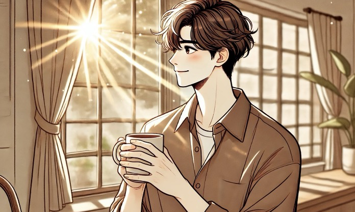 따뜻한 차 한 잔 마시기