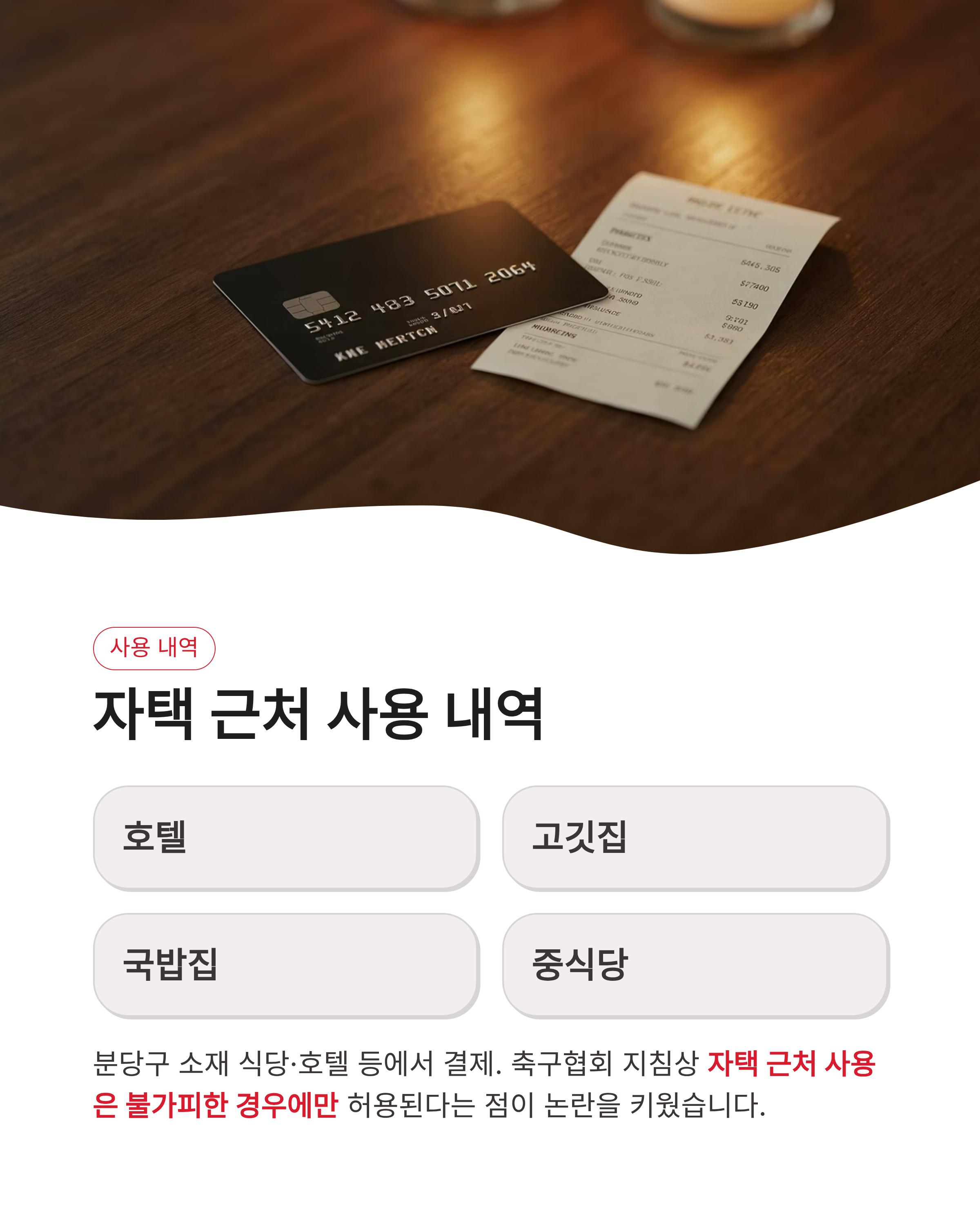 홍명보 법인카드 논란 총정리! 1400만원 사용과 반박 내용