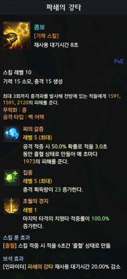 파쇄의 강타