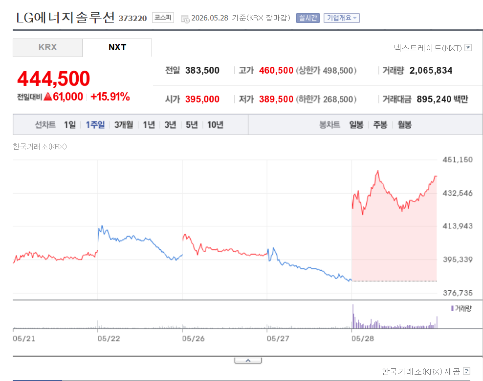 LG에너지솔루션 주가 전망