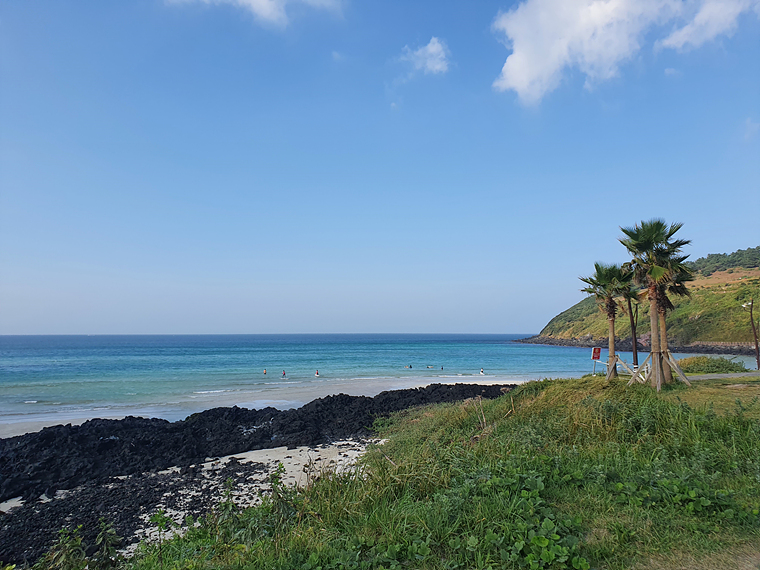 잔디광장에서-바라본-함덕해변