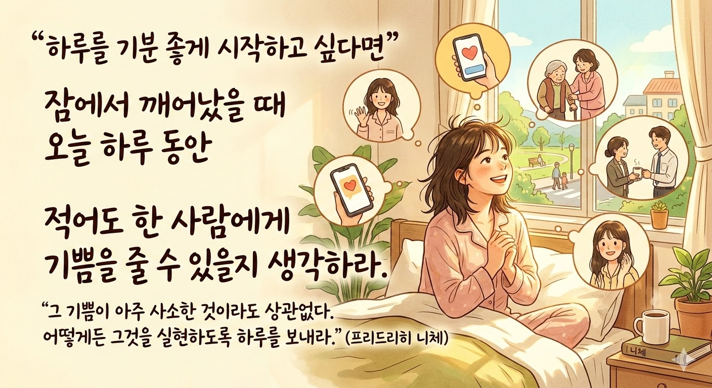 니체가 말한 &ldquo;기분 좋은 하루를 시작하는 방법&rdquo;
