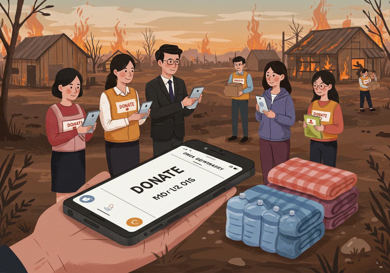 영덕 의성 산불 피해 기부하기&amp;#44; 고향사랑 지정기부로 희망을! (위기브)