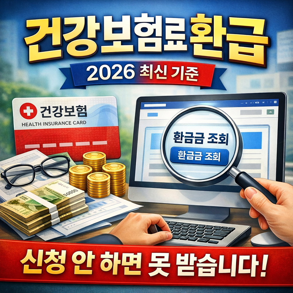 건강보험료 환급 조회 방법 2026 최신 기준 안내 이미지