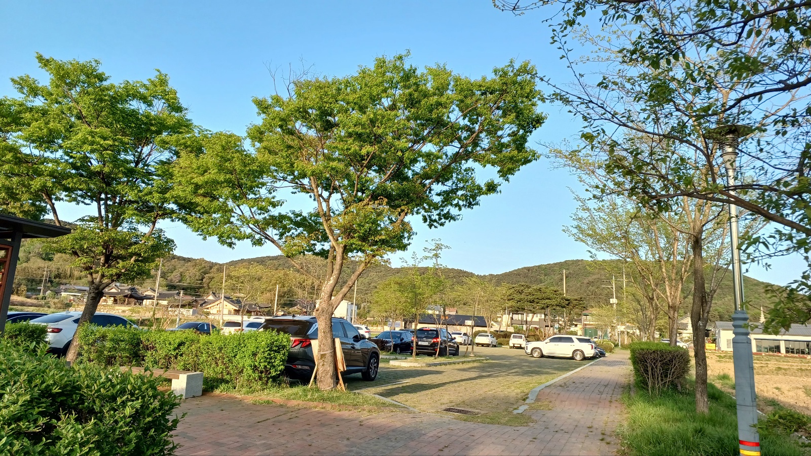 진평왕릉 주차장