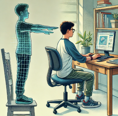 성장기 청소년을 위한 올바른 자세 교정법 관련 이미지