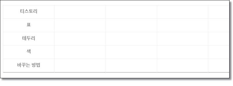 티스토리-표-테두리-색-바꾸는-방법