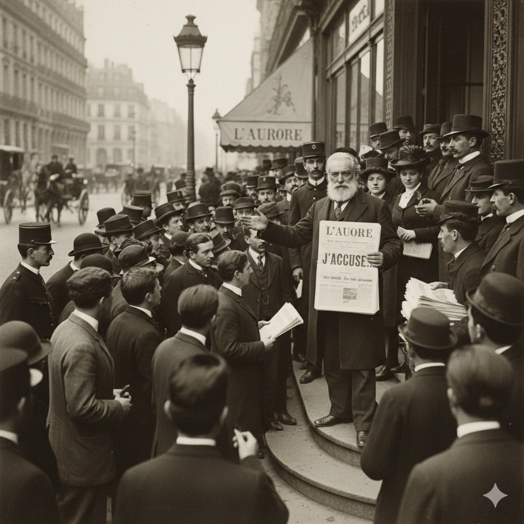 에밀 졸라 '나는 고발한다' 발표