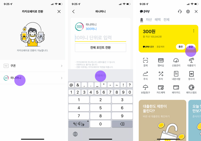 카카오페이 머니 송금