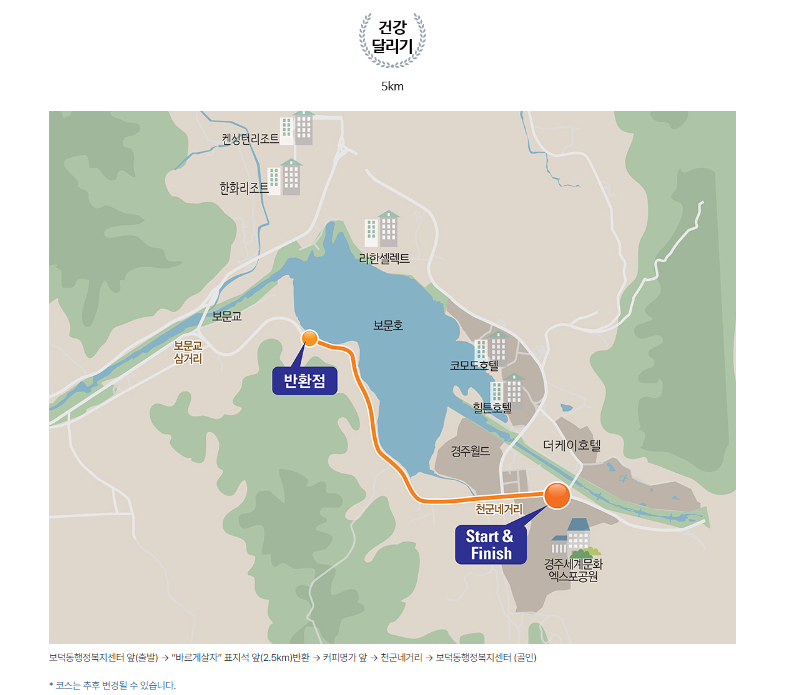 경주 벚꽃 마라톤 대회