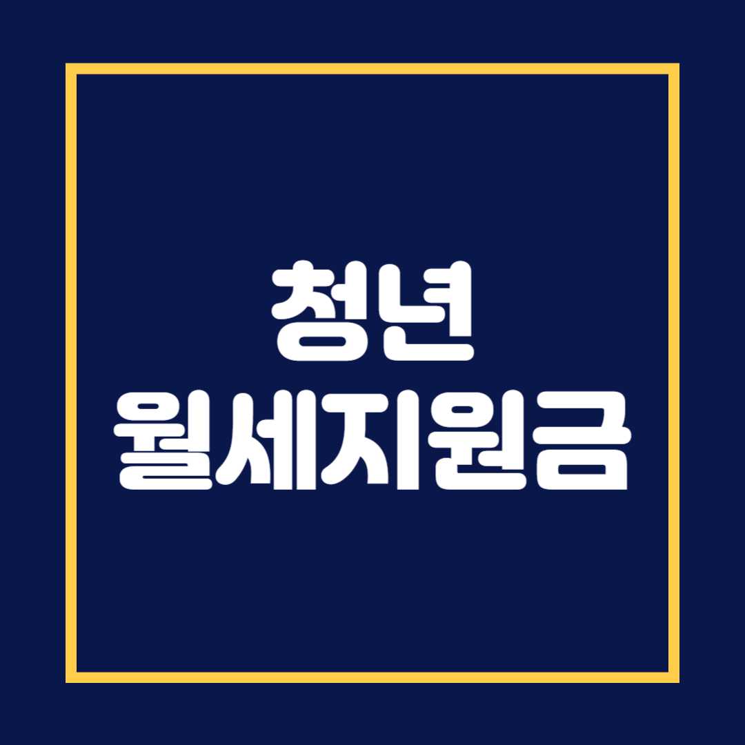 청년 월세 지원금