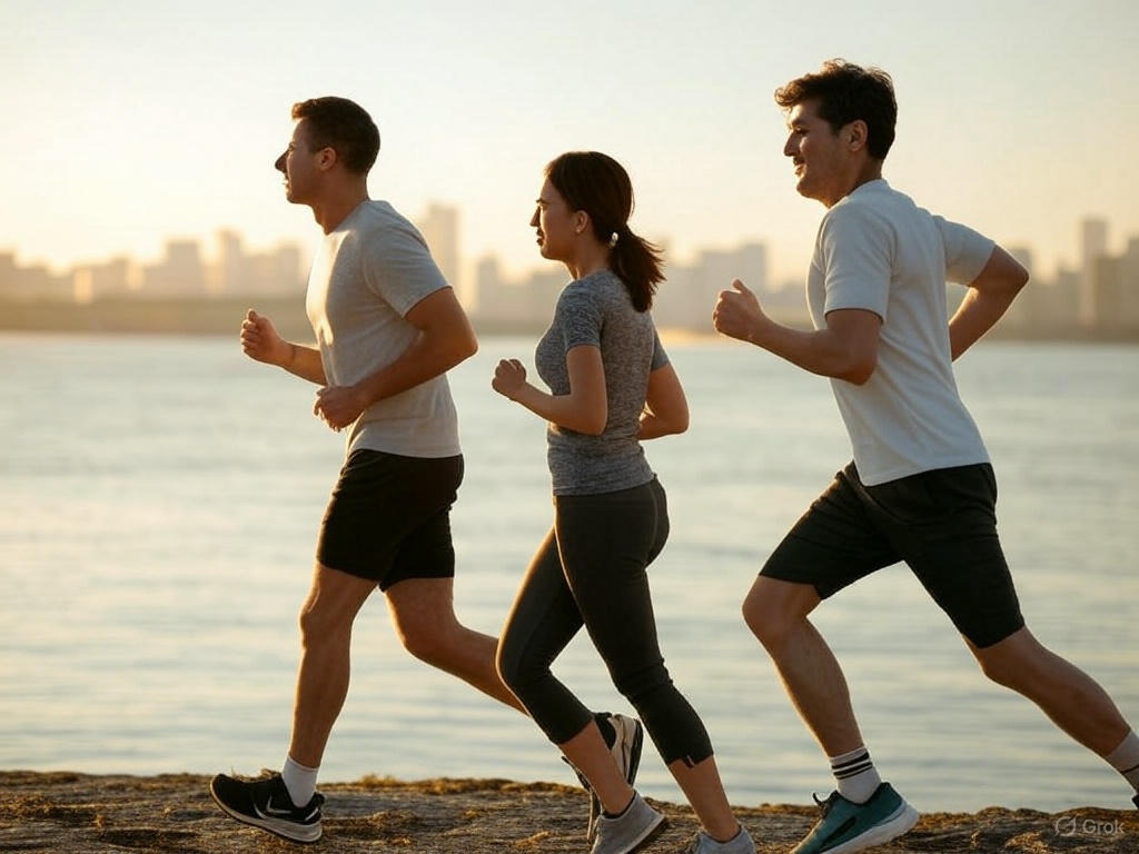 러닝하는 사람들