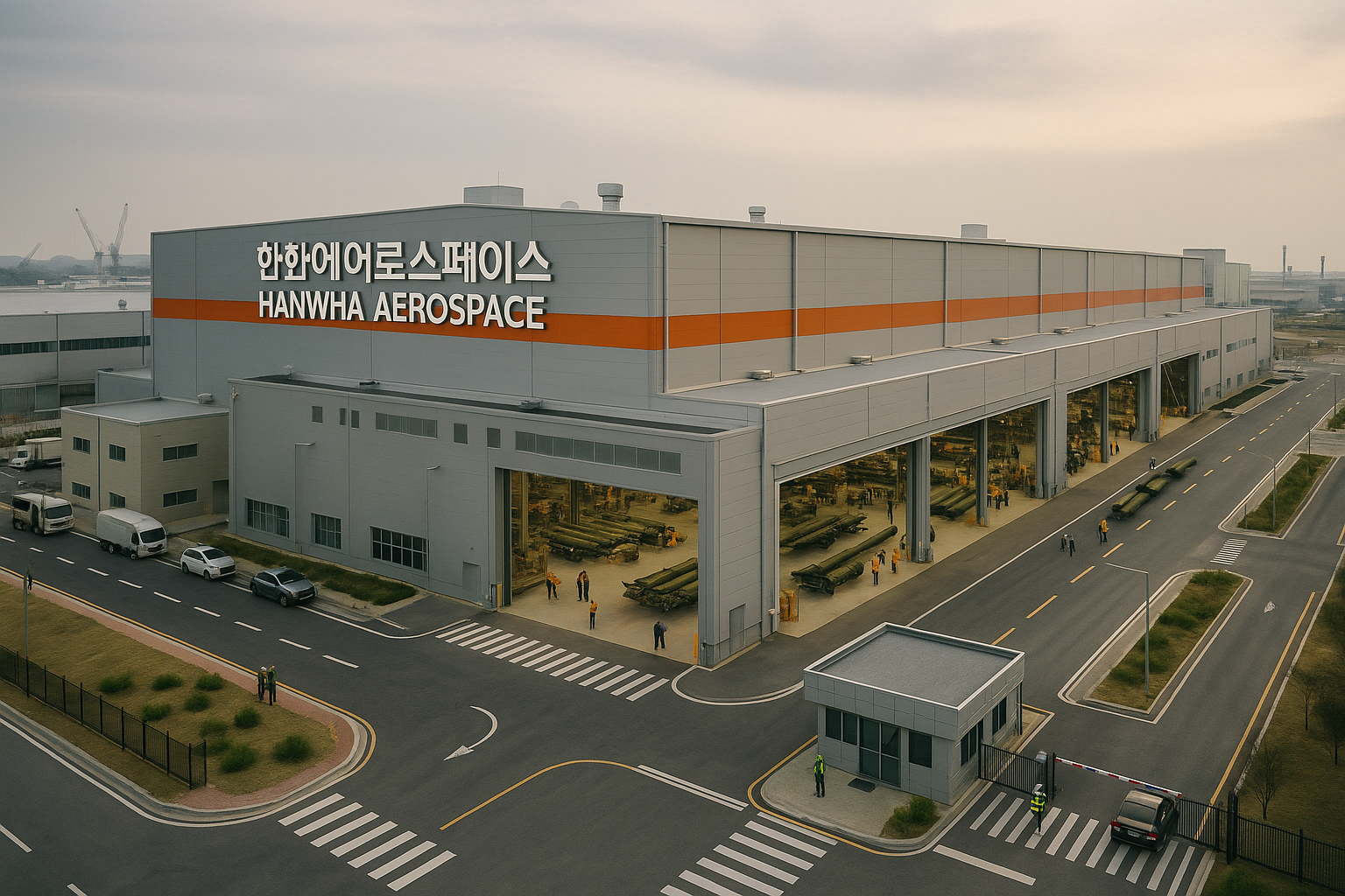 한화에어로스페이스 공장 전경