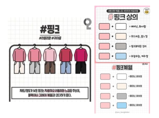 옷색깔 조합표