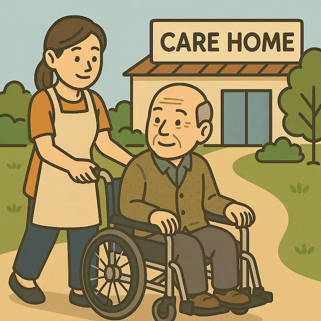 의료적 도움을 받을 수 있는 요양원