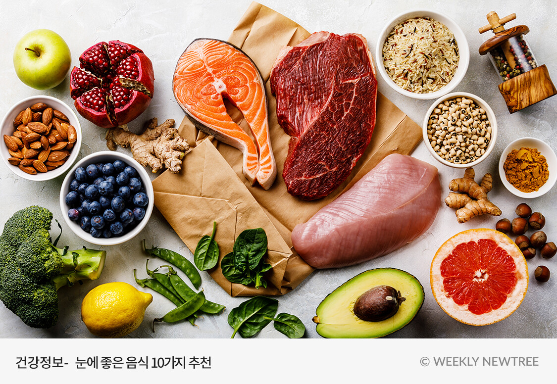 눈 건강에 좋은 음식, 영양소