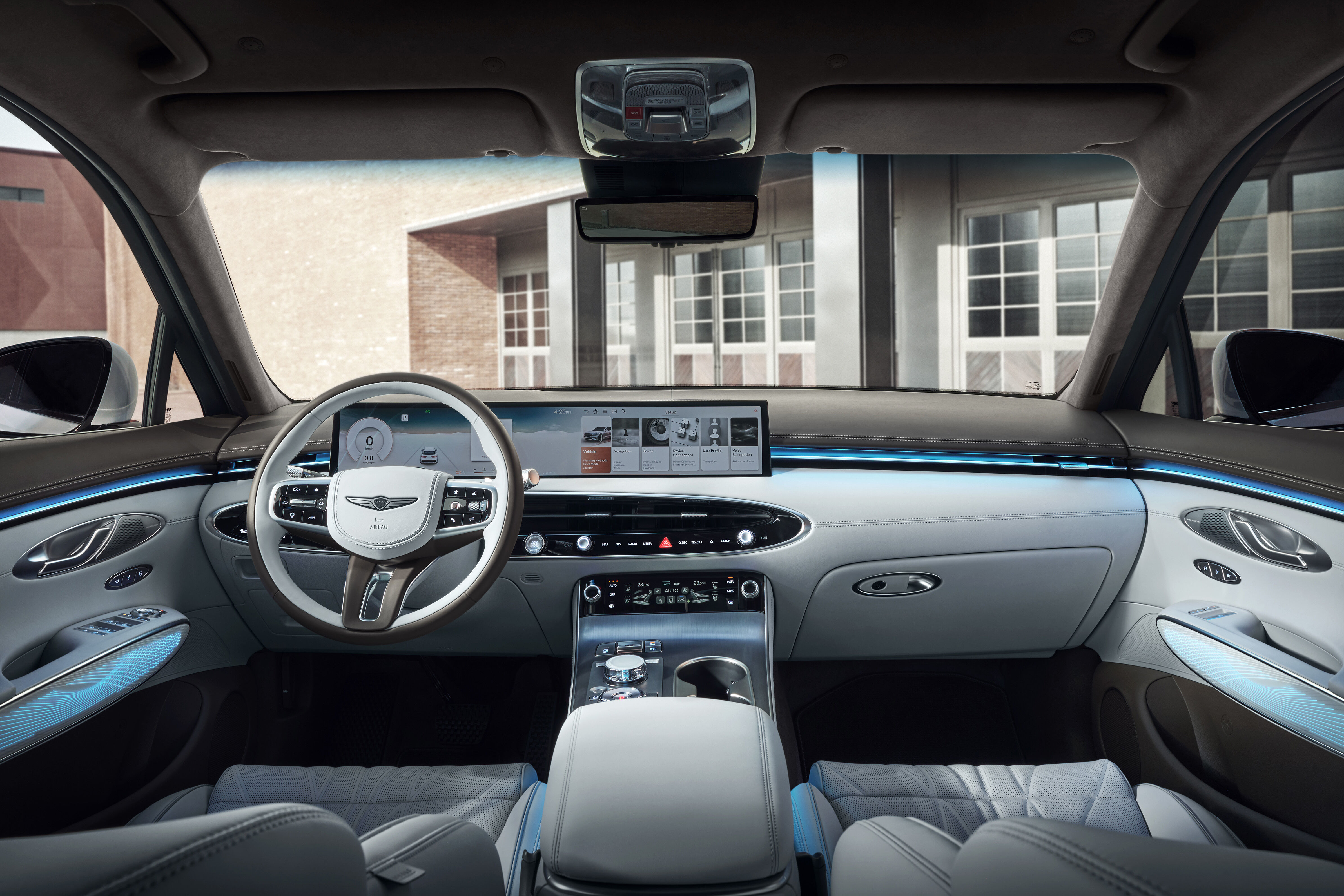 gv70 구매 전 링컨 노틸러스 실내비교