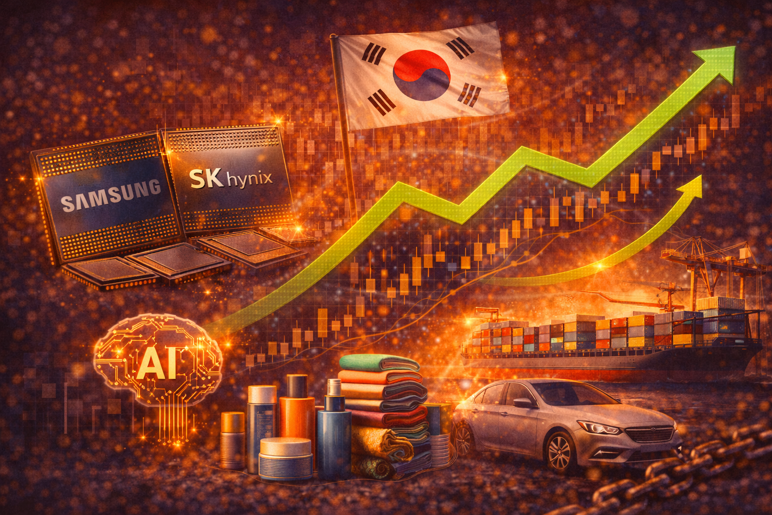 한국 주식 시장의 부흥 이미지