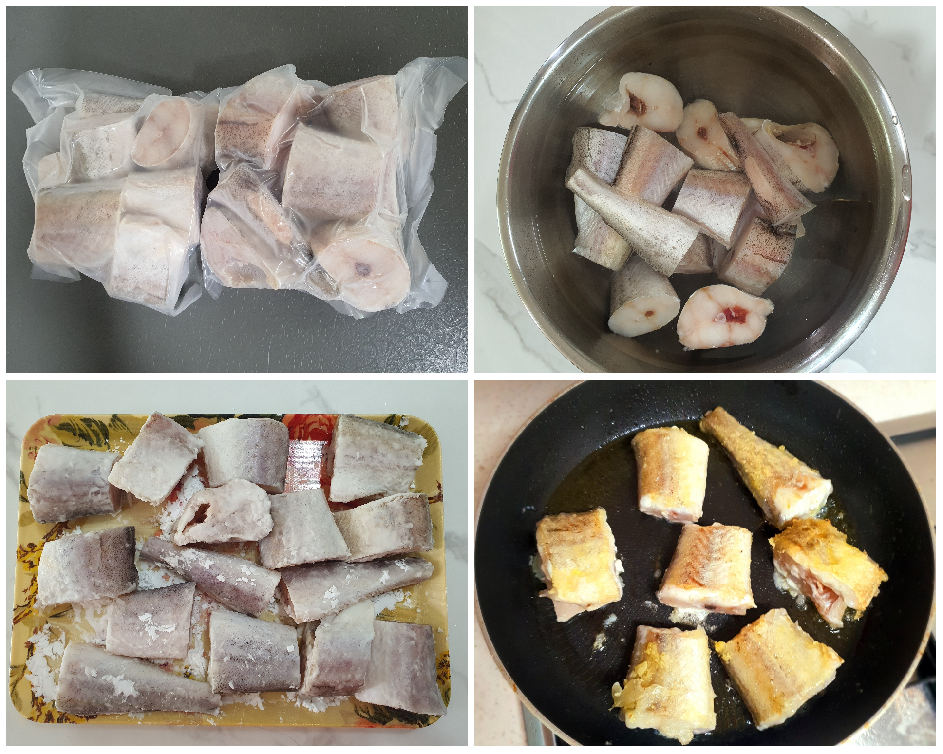 냉동-코다리는-유수-해동합니다.