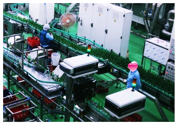 소주병 제조공장 사진