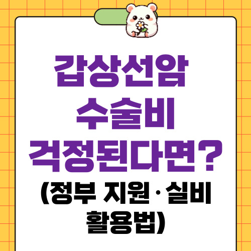 갑상선암 수술비