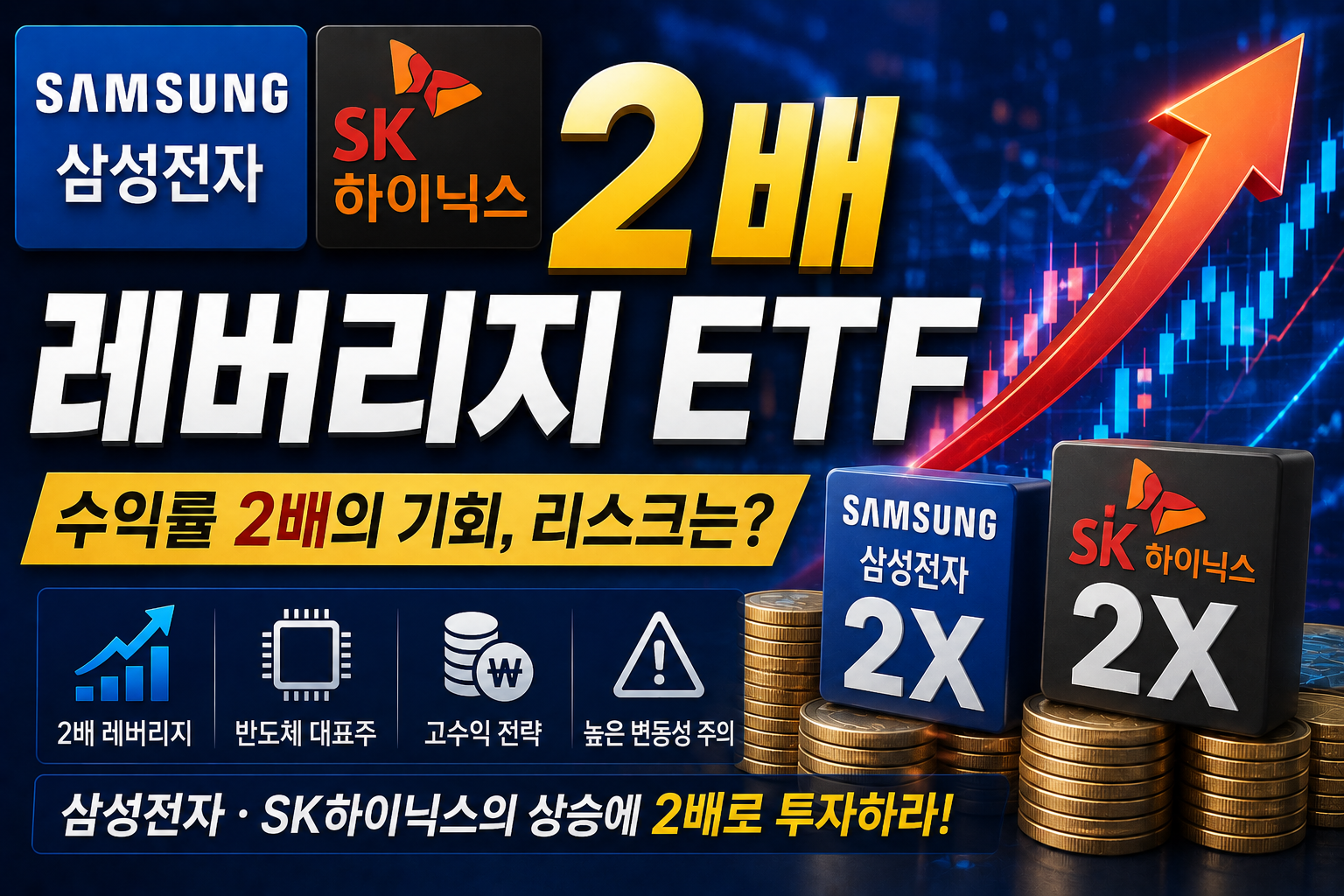 삼성전자·SK하이닉스 2배 레버리지 ETF
