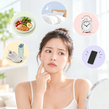 생활 습관에 따라 달라지는 피부상태10