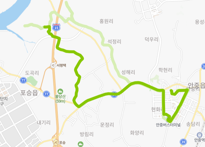 평택-85번-버스-노선-지도
