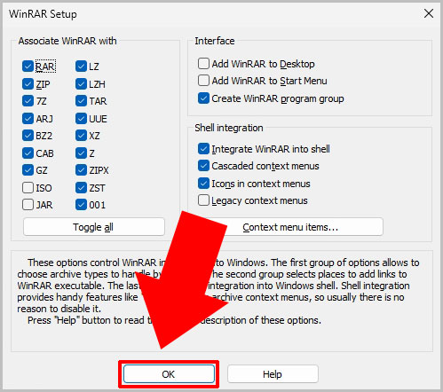 WinRAR Setup
