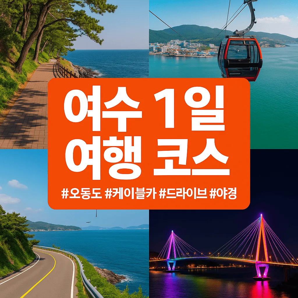 여수가 처음이라면 이 코스로 끝난다 — 초보 여행자를 위한 1일 완성 루트