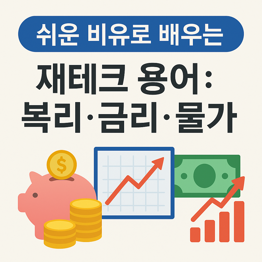 쉬운 비유로 배우는 재테크 용어 : 복리, 금리, 물가