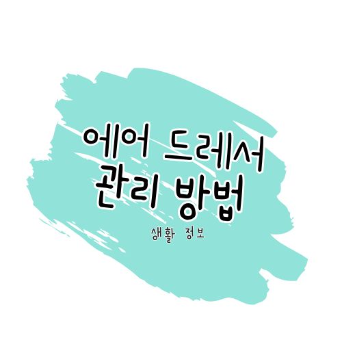 에어드레서 관리 방법 정리 🍂