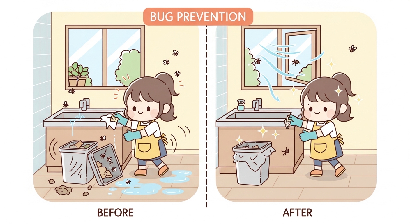 집에 벌레 안 생기게 하는 법