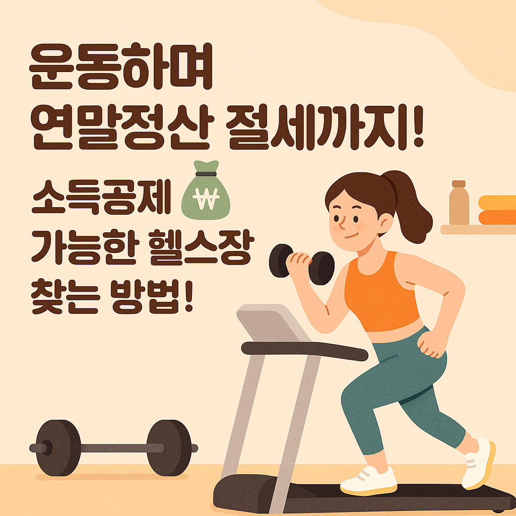 운동하며 연말정산 절세까지!