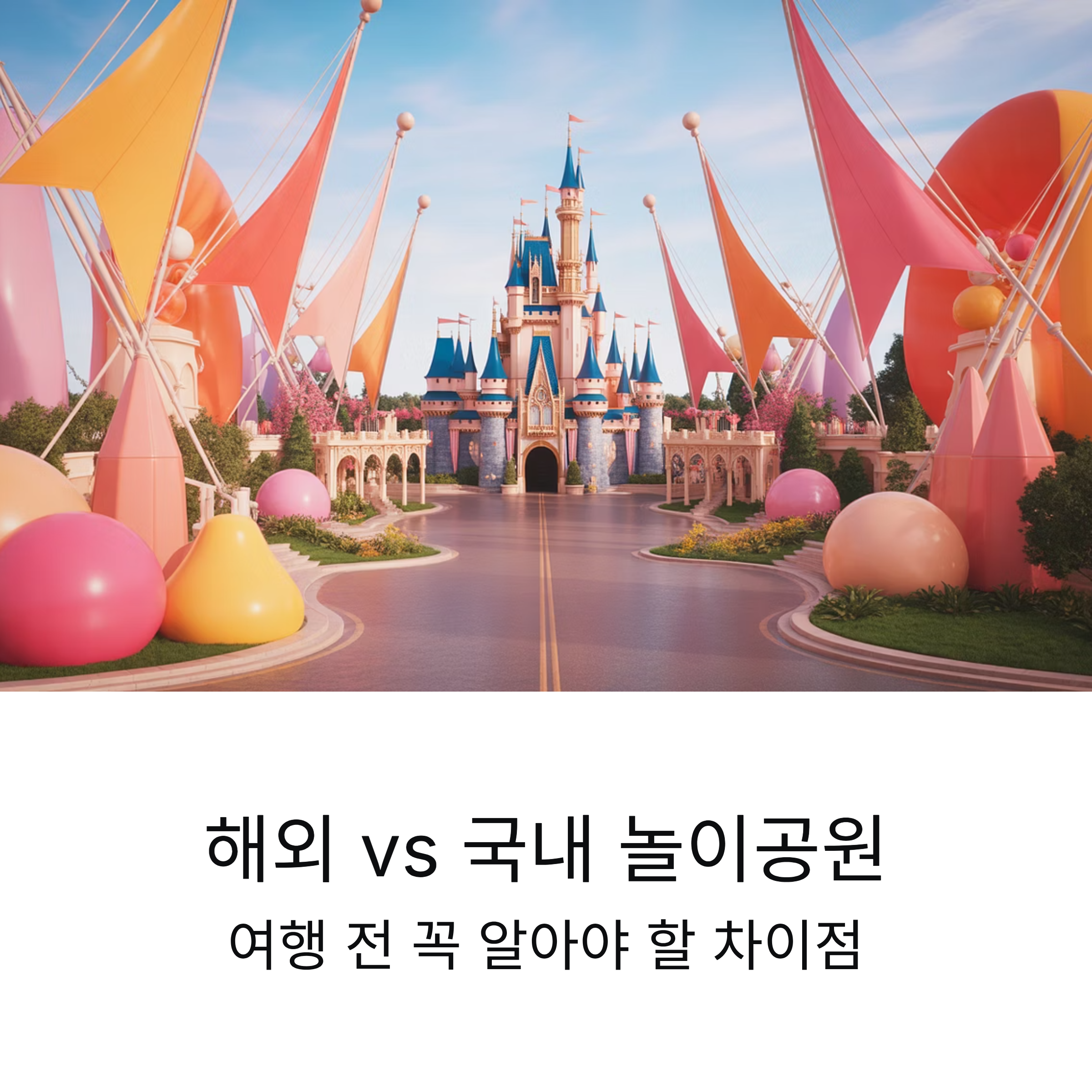 해외 놀이공원, 국내와 다른 매력은 무엇일까 한눈에 살펴보는 즐거운 비교 이야기