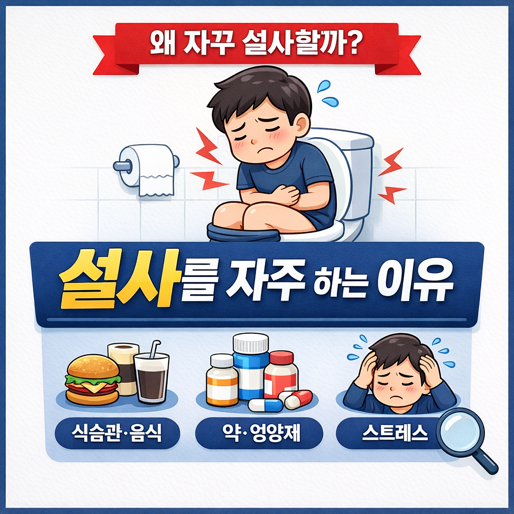 설사를 자주하는 이유