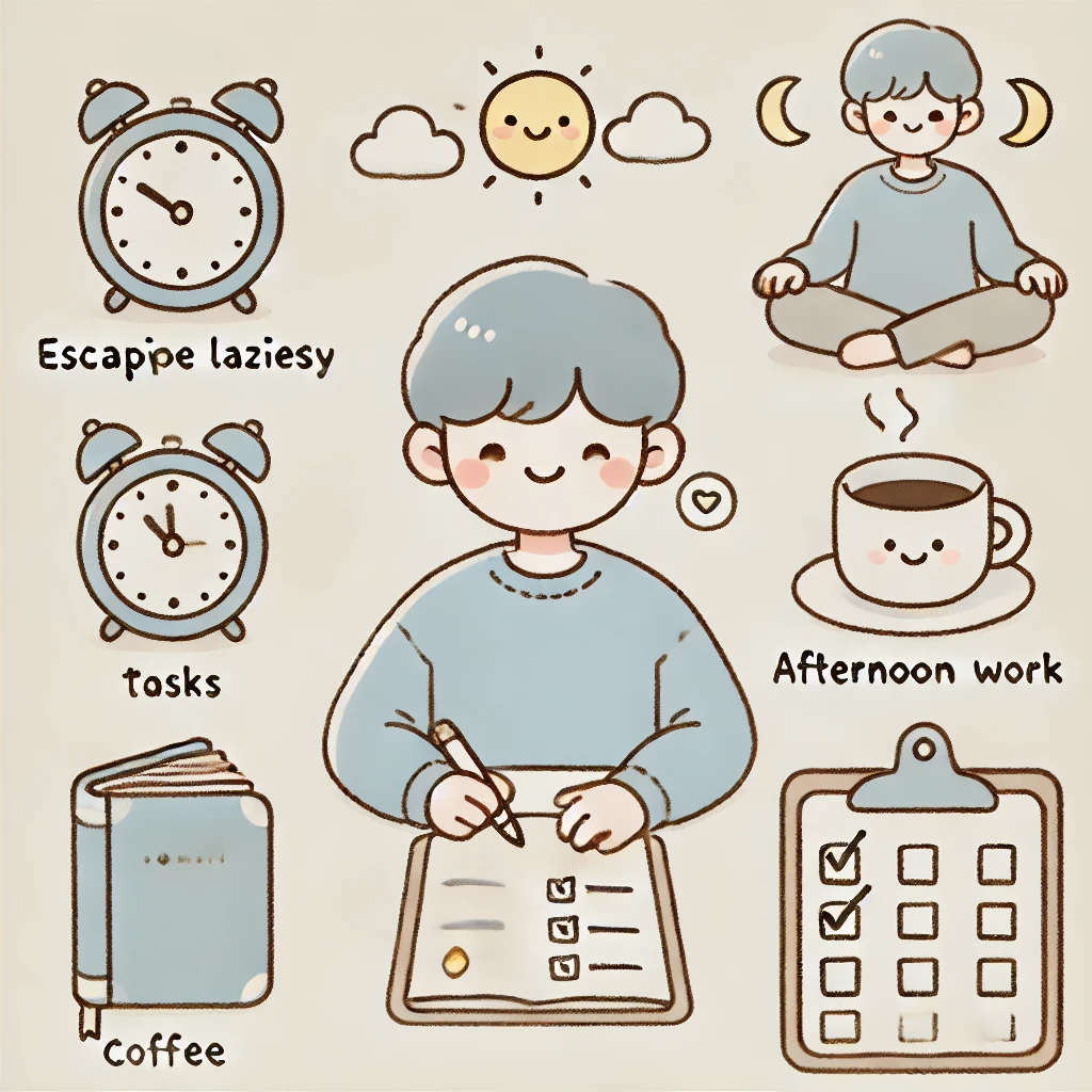 게으름을 탈출하며 시간을 지배하는 1일 루틴