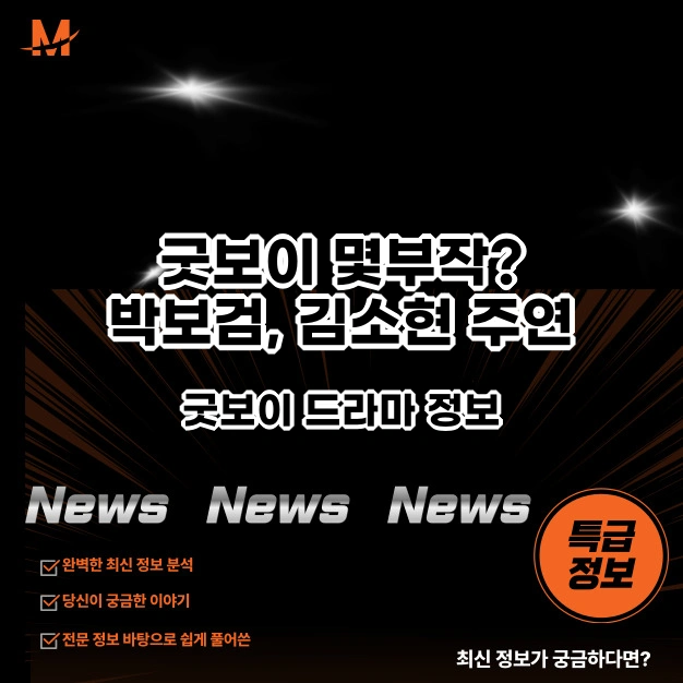 굿보이 드라마 정보