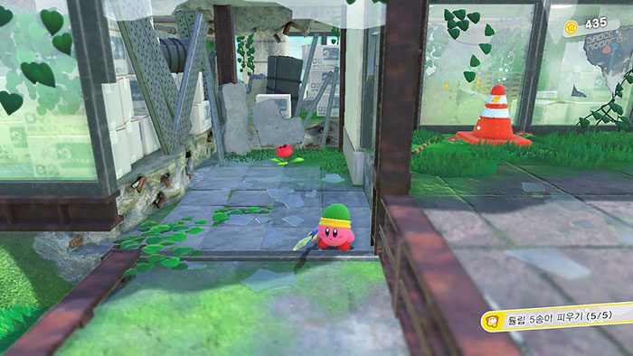 별의커비 디스커버리 초원의 빌딩