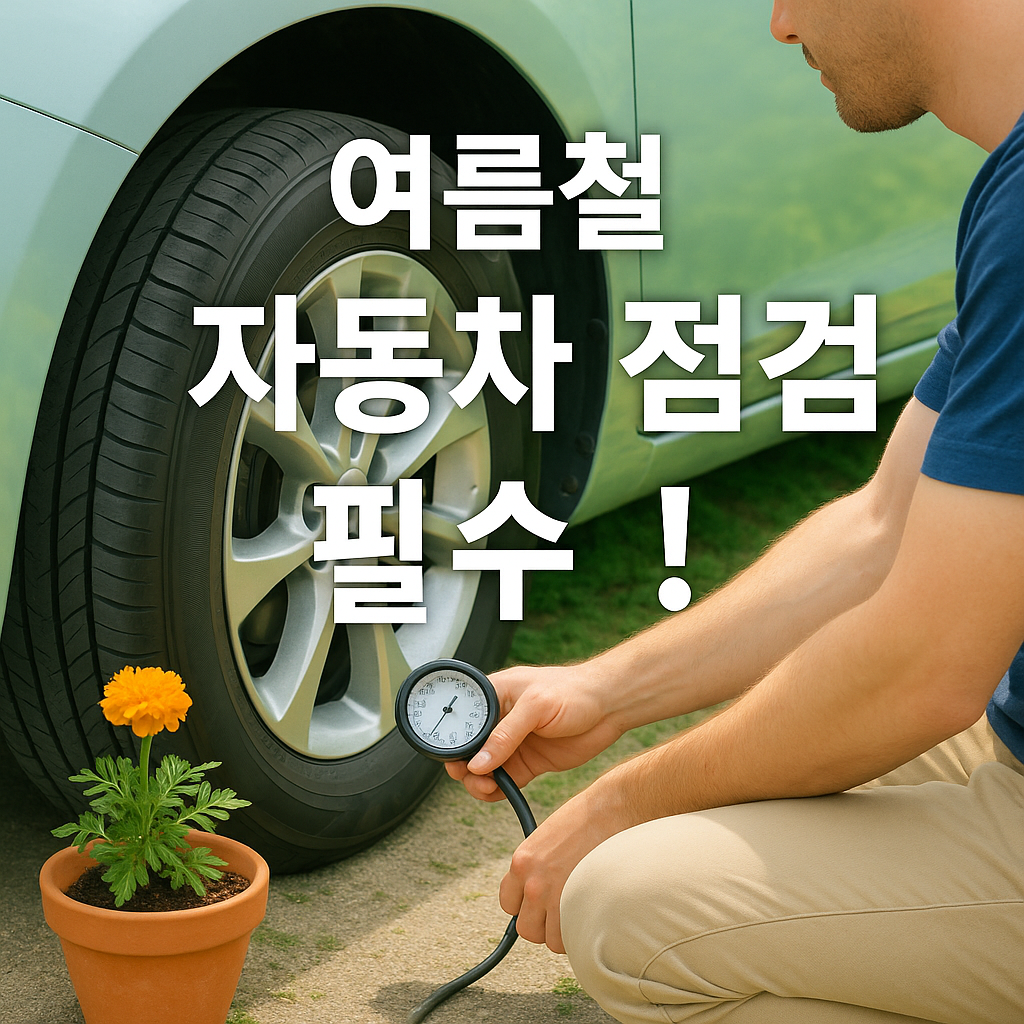 여름철 자동차 타이어·배터리 점검법 총정리 - 2025 안전 운전 준비 가이드