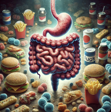 가공식품과 장 건강 (설탕, 방부제, 장내 세균 영향)