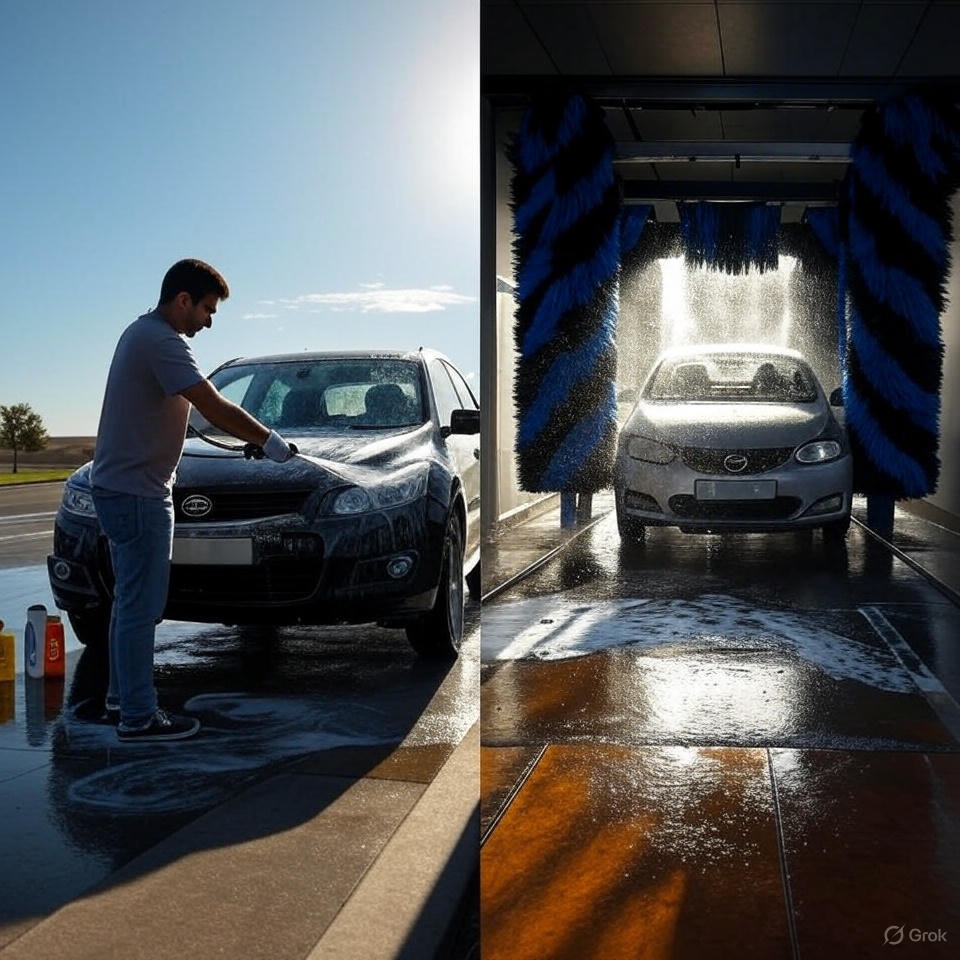 셀프 세차 vs 자동 세차, 내 차에 더 좋은 선택은?