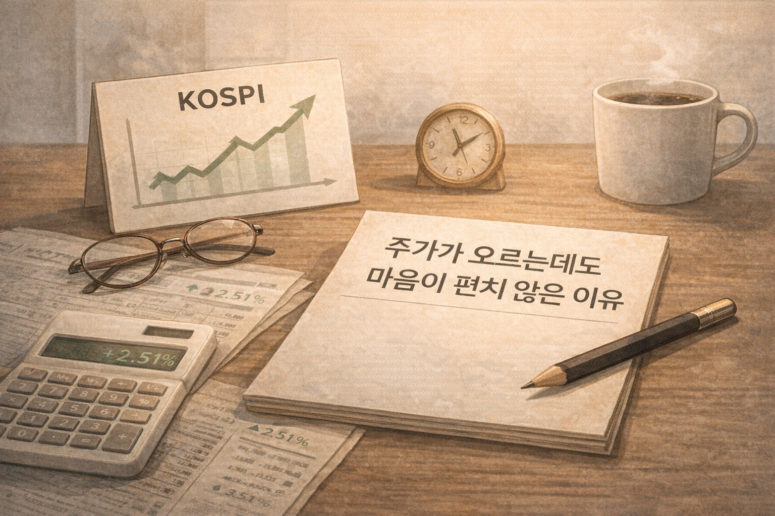 주가 상승 국면에서 숫자와 체감 사이의 간극을 돌아보는 개인 기록 이미지