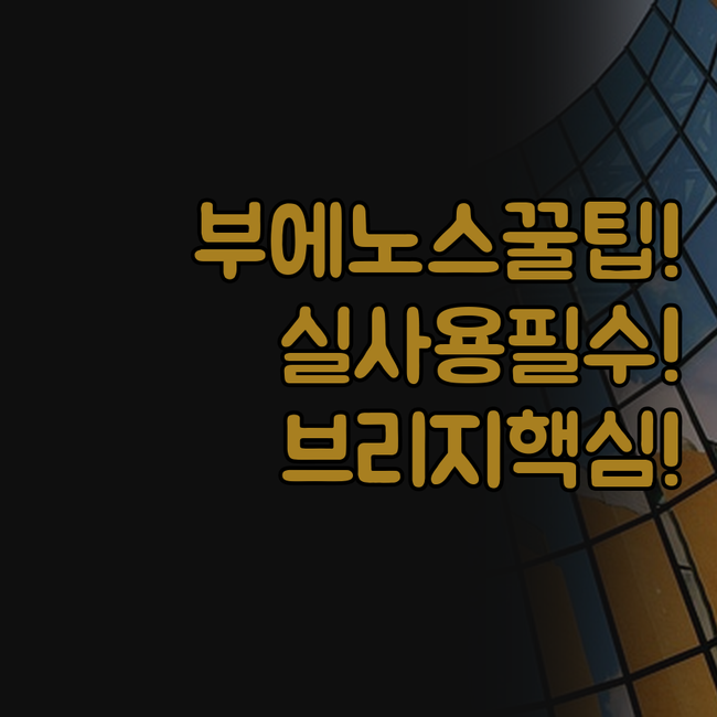 부에노스아이레스 호텔 실사용 후기 팔..