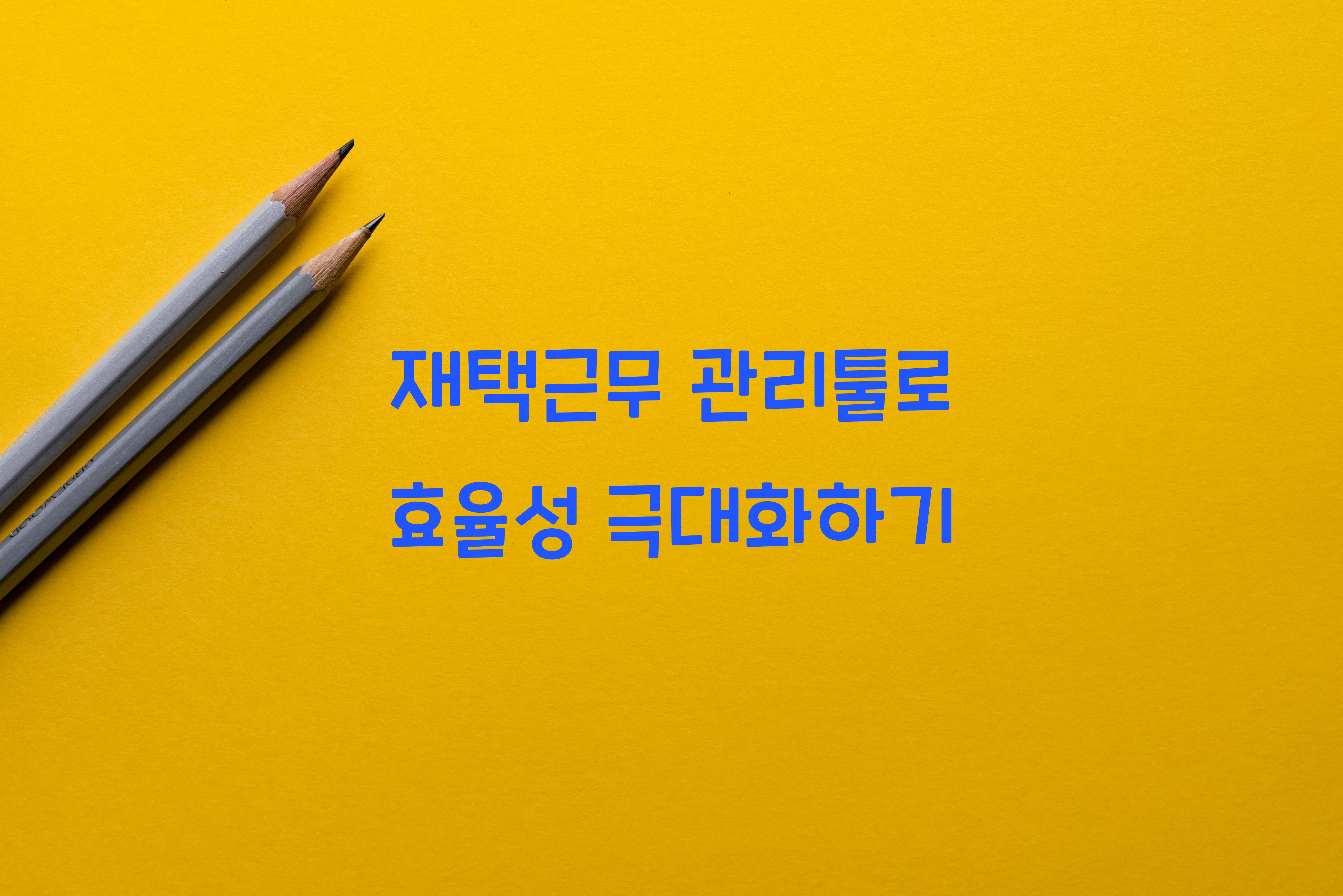 재택근무 관리툴