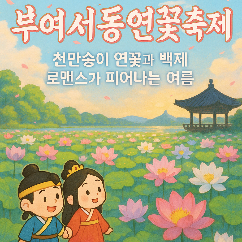 부여서동연꽃축제 – 천만송이 연꽃과 백제 로맨스가 피어나는 여름