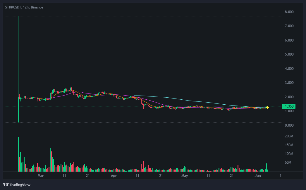 스타크넷 코인 가격 현황